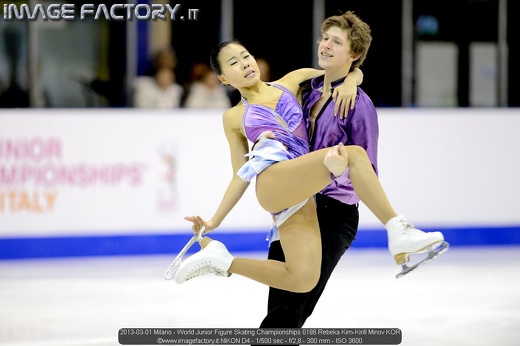 2013-03-01 Milano - World Junior Figure Skating Championships 0186 Rebeka Kim-Kirill Minov KOR